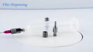 ★1pcs Pneumatic Stainless Steel Luer Lock Extension Adaptor Metal Threaded Syringe Connectors Male To Female Luer Lock Fitting