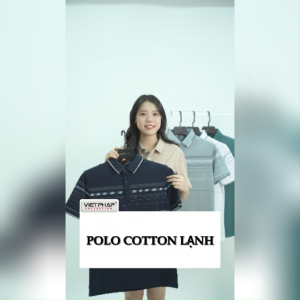 Áo Polo Nam VIỆT PHÁP Form Luxury - Thun Cotton Lạnh lịch lãm sang trọng 35868