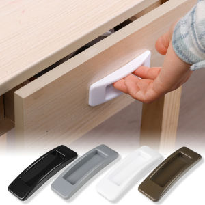 4Pcs Self-Adhesive Window Handle Doors Pulls Paste ABS Cabinet Pull Window Knobs Cabinet Opening Handles Door Open Handles