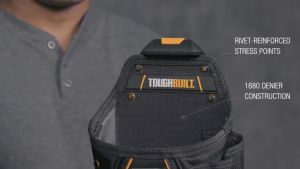 TOUGHBUILT Belt Utility Tradesman Project Pouch + Hammer Loop TB-CT-24 Cliptech Tool bag Heavy Duty 项目工具袋+锤环+腰带扣具 Cliptech