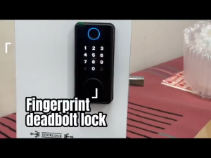 Bedroom door lock electronic fingerprint door lock new Tuya intelligent door lock fingerprint door lock key card password keyboard lock