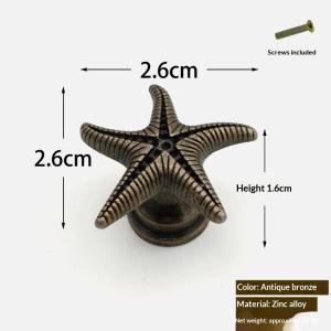 JETTING | Retro Metal Handles Anti-Rust Vintage Furniture Pulls for Jewelry Cabinet Drawer Wardrobe Home DIY Renovation Use