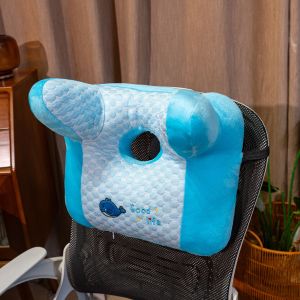 Gối Ngả Lưng Hình Đậu Băng Cho Văn Phòng Gối Dự Phòng Khi Ngủ Gối Hỗ Trợ Cổ Đa Năng Gối Hình Con Vật Dễ Thương Bằng Vải PP