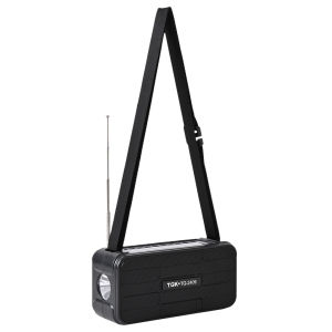 【Fast delivery】 Portable Solar Radio with FM Music Player and Speaker Lightweight Design for Travel School and Outdoor Events