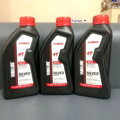 3 BOTOL YAMALUBE SILVER OIL BEBEK YAMAHA 20W-40