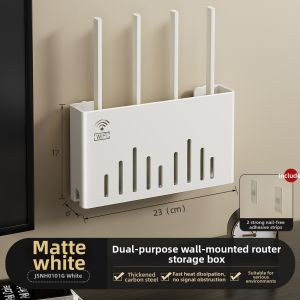 LSUFU | Wall Mounted Drilling-Free Placement Rack With Ventilation And Concealment