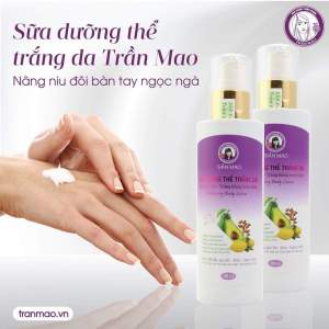 Sữa dưỡng thể Trần Mao - bay vết đồi mồi - mờ nếp nhăn