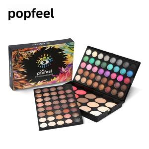 Bảng Phấn Mắt 95 Màu POPFEEL - Màu Nhũ & Lì - 15 Tùy Chọn Phấn Má Hồng Phấn Highlight & Phấn Tạo Khối - Kích Thước Đầy Đủ Lâu Trôi