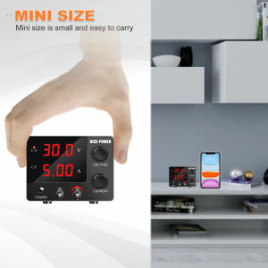 2023 new DC regulated power supply 30v 5a，EU plug DC power supply variable desktop power supply with 3-digit LED display adjustable switching power supply