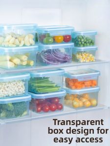 anya | Fresh Storage Box for Food Grade Sealing Freezing and Microwaving