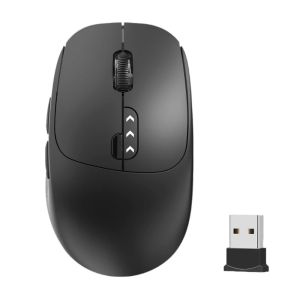 2.4G Wireless Gaming Mouse Rechargeable DPI Adjustable 6-Button Ergonomic Computer Mice for Laptop PC Computer 2.4G Mouse