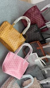 ＜915＞tote bags GAOY Double-Sided Tote Bag Small Size Vegetable Basket Casual Dog Teeth One-Shoulder Womens Bag Child and Mother Shopping Bag