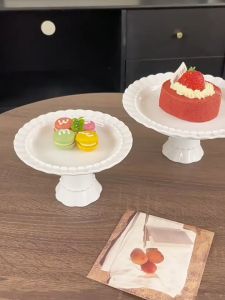 Tempat Kue Piring Kue French Cake Stand & Jewelry Storage Cup