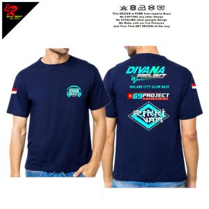 Kaos Divana Project 69 Sound System Lengan Pendek