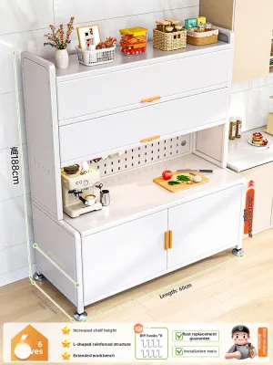DIBIOU | Multifunctional Microwave Storage Cabinet Rock Plate Multi-layer