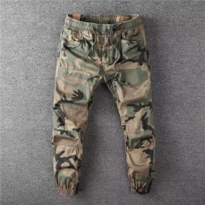 Big Sale Leak-Picking Tail Order Pants for Men Camouflage Cargo Pants Summer Abrasion Resistant Stain-Resistant Pure Cotton Work Pants