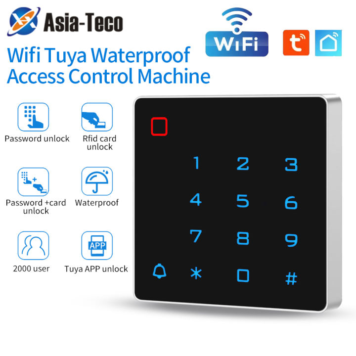 WIFI Tuya Smart App Door Access Control Keypad ID RFID 125KHz ...
