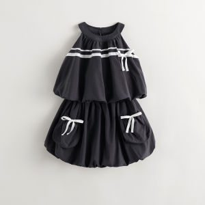 Marc&Janie | Girl Summer Fast Drying Set with Flower Bud Suspender Skirt