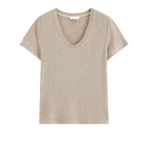 FANSILANEN | Soft Silk Wool T Shirt Short Sleeve For Women