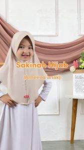 Bergo Instan Anak Tk 3-10 Tahun Jersey Premium Hijab Instan Kerudung Anak Sakinah Pinguin By Shamira