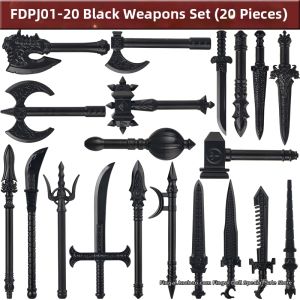 Anime Creative MOC Figures and Weapon Building Blocks