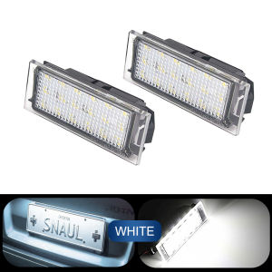 2Pcs For Renault Clio 3 2005-2014 Clio 4 2012-2019 Clio Grand Tour 2013-2019 Canbus No Error Car Led Number License Plate Light