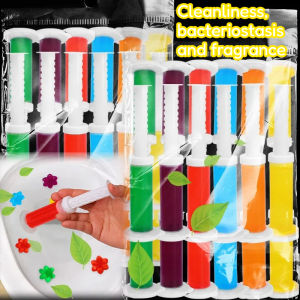 Flower Toilet Gel Cleaner Push Tube Hygienic Applicator Blossom Water Surfactant Blend Odor Home Sanitation Eliminator