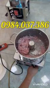 Máy xay chả cá chả mực gia đình