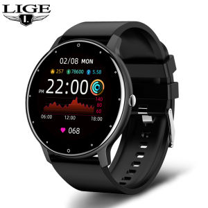 LIGE ใหม่สมาร์ทวอท์ชผู้ชายขี่กีฬาฟิตเนสสุขภาพนาฬิกา IP67 กันน้ำบลูทูธโทรสำหรับแอนดรอยด์ ไอโอเอสสมาร์ทวอทช์
