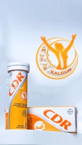 CDR Suplemen Kesehatan Kalsium 15 Tablet - Rasa Jeruk Mandarin