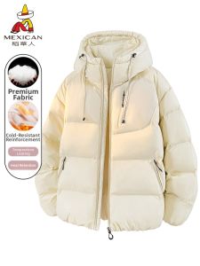 Mexican | Hooded Thickened Warm Cotton Coat