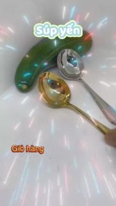 Muỗng Sup thìa sâu lòng inox 304 Hàn Quốc 18/10 môi cháo tổ yến bào ngư vi cá bóng sáng sang trọng cho nhà hàng khách sạn cao cấp