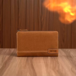 Reven Leather Narendra Handbag - Tas Tangan Clutch Pria Kulit Sapi Asli Free Random Gift