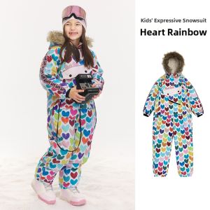 VECTOR | Kids One-Piece Waterproof Windproof Warm Ski Suit
