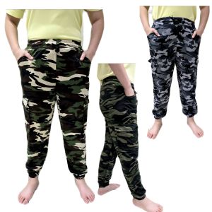 Womens Ladies XL Long Pant Free Size Multi Pockets Cargo Pants Casual Outdoor Military Army Work Pant