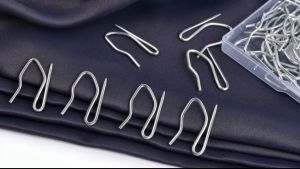 375Pcs Drapery Hooks Curtain Hook pin hooks Metal Curtain Track Hooks