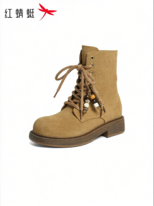 Reddragonfly | Amber Glow Series Genuine Leather Martin Boots