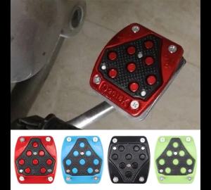 Universary Nonslip Motorcycle Footrest Foot Peg Multicolor Aluminum Alloy Brake Pedal Motorcycle Antislip Brake Pedal Cover