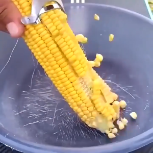 Stainless Steel Corn Peeler Cutter | 304 Cob Stripper | Easy Kernel Remover for Kitchen | Durable Safe & Quick Corn Cooking Tool
