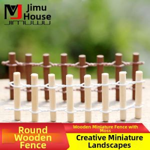 JIMUWU | Mossy Wood Fence Decorative Accessories
