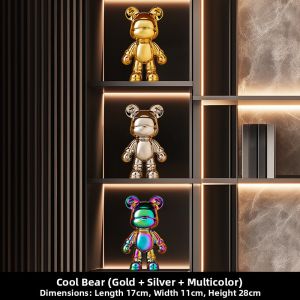 MEIWEISI | Luxurious Ceramic Violent Bear Ornament