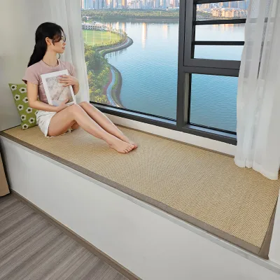 Japanese Style Bamboo Woven Window Seat Cushion Summer Bedroom Balcony Tatami Small Tea Table Drinking Meditation Pad