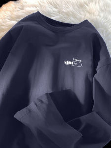 Áo Thun Tay Dài Cotton Thời Trang Oversized Phong CáchCasual