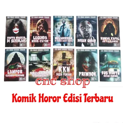 Komik Horor Hantu Mini Misteri dapat 10 buku Campur Judul Murah