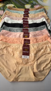 5 Quần Lót Nữ việt nam 3341 thun lạnh  Mềm Mại Họa Tiết Hoa Cao Cấp 58kg--68kg