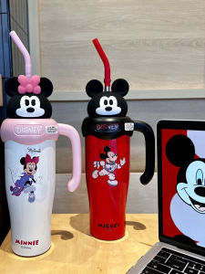BIZE | Stainless Steel Double Drink Straw Thermal Cup