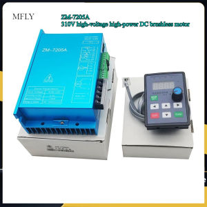 XMSJ | ZM-7205A 310V High Voltage High Power DC Brushless Motor Driver 220V AC Max 5A 1100W BLDC With Handheld Intelligent Setting Unit