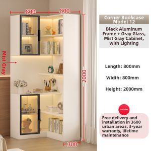 QIANGXIANG | Corner Storage Cabinet Shelf