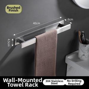 No-drilling 304 Stainless Steel Towel Rack