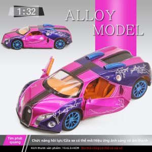 CLToys | Mô Hình Xe Hơi Bugatti GT Hợp Kim 1/32 Có Đèn Và Âm Thanh Cửa Mở Được Bánh Có Thể Thu Vào